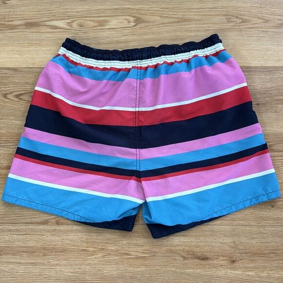 Ted Baker Mens Stripe Swim Trunks Size 3 38 Preppy Pull-on Beach Vacation Summer - Picture 3 of 7